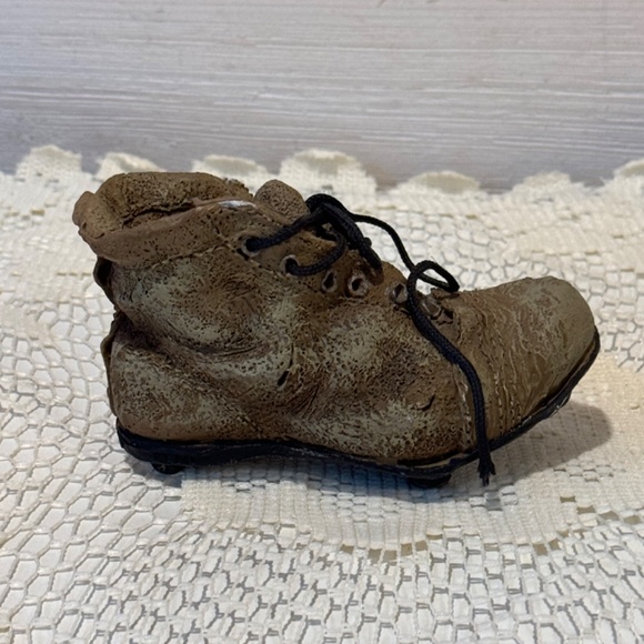 Vintage Handmade Resin Collectible 1920s Style Boot Signed By P.I.S.C - Picture 5 of 8